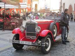 Beautiful Old Car Seen In Old Town Prague The Make Was Not Shown On The Car But It Attracted A Lot Of Attention With Images Old Cars Old Town Car