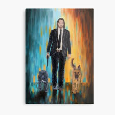 All credit goes to tyler bates, joel j. John Wick Metal Prints Redbubble