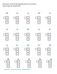 Recorder Bag Worksheets Teaching Resources Teachers Pay