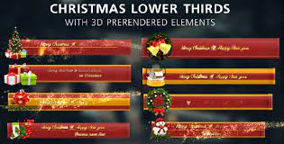 Christmas Lower Thirds Holiday After Effects Templates Lower Thirds After Effects Templates After Effects Projects