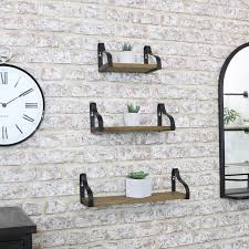 Check spelling or type a new query. Set Of 3 Wooden Industrial Shelves