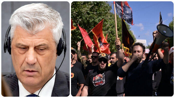 Kosovo, a Pristina proteste contro la condanna a ex presidente Thaci