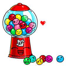 Gumball Machine Akvarelnye Serdca Legkie Risunki Kavai