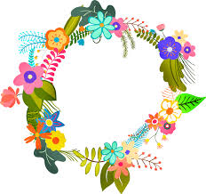 Spring flower on torn paper frame. Flower Wreath Clipart Free Download Transparent Png Creazilla