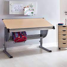 Ihr kind kommt in die schule, dann benötigen sie für die. Design Kinderschreibtisch Maxi Holz 120 X 60 Cm Schulerschreibtisch Neigungs Verstellbar Schreibtisch Kinder Hohenverstellbar Wohnling Mytoys