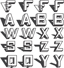 Cool 3d Letters A Z How To Draw 3d Letters A Z And Lettering Alphabet Fonts Graffiti Lettering Lettering Alphabet
