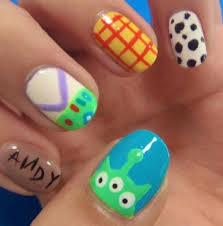 Tot Story Nails Disney Inspired Nails Nail Art For Kids Disney Nails