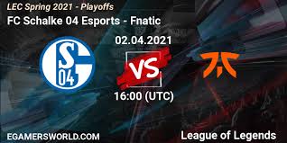 Fc schalke 04 evolution is the academy team of fc schalke 04 esports. Fc Schalke 04 Esports Vs Fnatic 02 04 21 League Of Legends Lec Spring 2021 Playoffs Betting Tips Stream Livescore Results Twitch Youtube Wmbm0auuo Egw