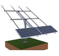 AIMS Power, PV-6X250POLE, Single Pole Mount Rack For Pv Solar Panels Heavy  Duty - Fits 6 Panels - Inverter Supply Renewable Energy Source