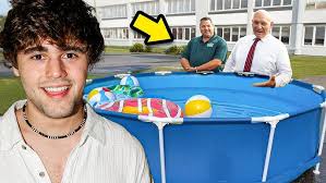 We Built A Pool Outside Our High School!