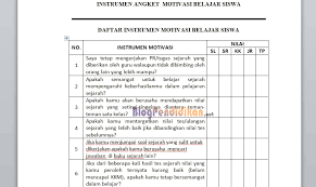 Demikian artikel soal prediksi tentang √ 90 latihan soal dan kunci jawaban usbn pjok/penjas sma 2021. Contoh Angket Penilaian Motivasi Belajar Siswa Blog Pendidikan