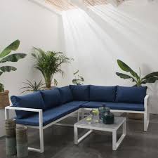 Les modèles proposés par oogarden sont fabriqués en métal. Salon De Jardin Modulable Ibiza En Tissu Bleu 4 Places Aluminium Blanc Achat Vente Ensemble Table Et Chaise De Jardin Salon De Jardin Alu Et Tissu Cdiscount