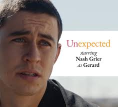 Nash Grier knocked it out of the park as loner Gerard in our new movie  Unexpected. Bonus points for bringing his lovely wife Taylor and their  beautiful baby Malakai