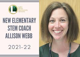 Congratulations to Allison Webb, joining the LOCS Teaching and Learning  staff as the new elementary STEM instructional coach for the 2021-22 school  year.  https://www.lakeorionschools.org/default-post-page/~board/district-level-only-news/post/allison  ...