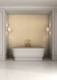 Acanthus Flowers Reinterpreted By Devon Devon White And Gold Decor Devon Devon Gold Decor