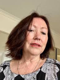 I'm 62 I like my hair back as it's thick and I seem to be the only win that  can cut it properly. On the right is the cut I did.