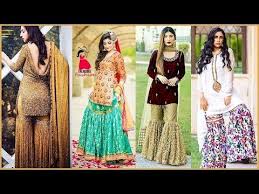 Latest Gharara Design Party Wear Dress Trending Fashion Party Wear Dresses Party Wear Gharara Designs