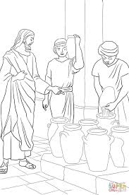 Check out these free ones that you can just download and print to. Jesus Turns Water Into Wine Coloring Page Coloring Home