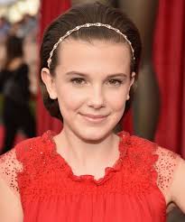 Millie Bobby Brown S Curly Hair Millie Bobby Brown Prom Hairstyles For Short Hair Bobby Brown