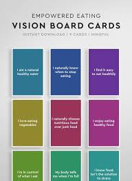 Healthy Eating Affirmation Cards Vision Board Affirmations Positive Affirmation Cards Affirmation Cards