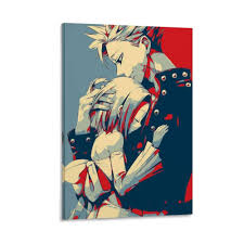 YANDING The Seven Deadly Sins Anime Poster Ban And Elaine Art Print Canvas  Art Poster and Wall Art Picture Print Modern Family bedroom Decor Posters  20x30inch(50x75cm) : Amazon.co.uk: Home & Kitchen