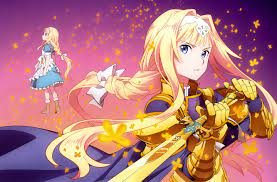 Sword Art Online Sword Art Online Alicization Alice Zuberg Blonde Blue Eyes Girl Woman Warrior 2k Wallp Arte De Anime Personajes De Anime Dibujos De Anime