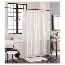 Nate Berkus Textured Shower Curtain White White Shower Curtain Shower Curtain Curtains