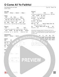 o come all ye faithful chord chart editable jeremy camp