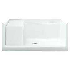 Get free shipping on qualified sterling showers or buy online pick up in store today in the bath department. Sterling Accord Seated 48 In X 36 In Single Threshold Base In White 72281100 0 The Home Depot