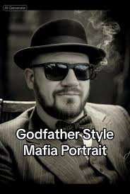 I worked for the Godfather in a past life #godfather #mafia #mobster #ai  #portrait