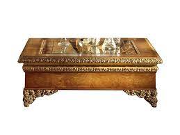 This round coffee table made of noble metal is inspired by the insignia of the powerful sovereigns. Royal Square Coffee Table Royal Collection By A R Arredamenti