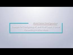 Huawei Wlan Quick Configuration Configure Ac And Fit Ap Layer 2 Tunnel Huawei Network World Inline