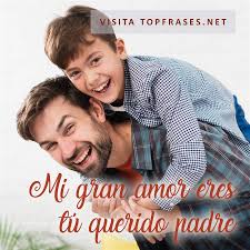 Un buen papá es el que después, de una dura jornada de trabajo, al llegar a casa abraza a sus hijos y se. Frases Para Papa Con Imagenes