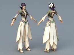 Oriental Princess 3d Model 3ds Max Files Free Download Modeling 41036 On Cadnav 3d Model Model Princess