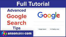 Google Search Tips: Advanced Tutorial - YouTube