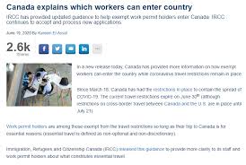 加拿大移民、難民及公民部（英語：immigration, refugees and citizenship canada；法語：immigration, réfugiés et citoyenneté canada），前稱加拿大公民及移民部（英語：citizenship and immigration canada；法語. åŠ æ‹¿å¤§ç§»æ°'å±€æœ€æ–°æŒ‡å— è¿™äº›å·¥ç­¾æŒæœ‰è€…å¯ä»¥å…¥å¢ƒ ç§»æ°' çƒ­ç‚¹èµ„è®¯ é‡Žæœ›æ•™è‚²