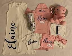 Baby Girl Gift Set Baby Shower Parents Baby Gift Baby Etsy In 2021 Custom Baby Gifts Baby Girl Gift Baskets Cricut Baby Shower
