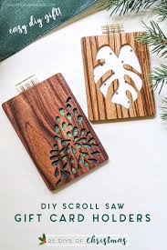 If you would like you can add sticky back or iron on velcro to the same places to secure the gift card holder. Diy Wooden Gift Card Holders Ugly Duckling House