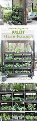 How to make a standing pallet garden. 19 Inspiring Diy Pallet Planter Ideas Homelovr Herb Garden Pallet Pallets Garden Apartment Garden