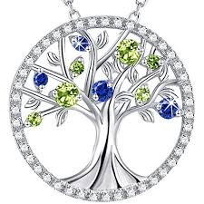 Give mom the gift of the rainbow with one of our top choices of birthstone jewelry here at my name necklace. Birthday Gifts Women Red Garnet Necklace January Birthstone Jewelry Mom Wife Tree Of Life Pendant Anniversary Gifts For Her Sterling Silver Family Buy Online In Belize At Belize Desertcart Com Productid 64063637