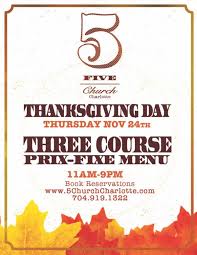 There are several restaurants around north county serving delectable and delicious thanksgiving day menus. Where To Have Thanksgiving In Charlotte If You Don T Want To Cook Scoop