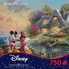 Available in 300, 550, 750, 1000 pieces and deluxe sets. Thomas Kinkade Disney Puzzles Jigsaw Puzzles For Adults