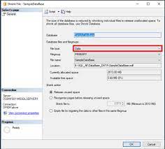 How To Shrink Sql Server Database Files