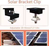 Amazon.com: Solar Panel Mounting Rail, Adjustable Solar End ...
