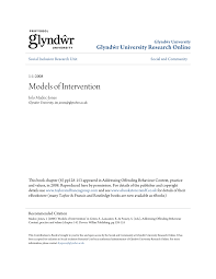 Pdf Models Of Intervention