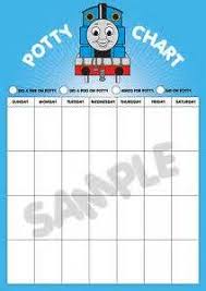 Thomas The Train Potty Chart Can Use Characters To Spice It
