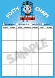 thomas the train potty chart can use characters to spice it