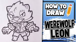 Some locked skins can be seen in brawl stars, however, some special are blacked out. How To Draw Werewolf Leon Brawl Stars Skin Lextonart Youtube