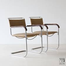 Startseite marcel breuer marcel breuer stuhl cesca chair b32 230 00 250 00 kostenloser. Bauhaus Freischwinger Stuhl B 34 Von Marcel Breuer Hergestellt Von Thonet Mundus 30er Jahre