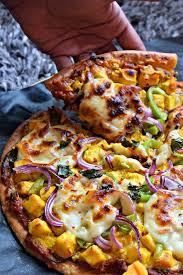 Paneer Veggie Pizza Recipe Pizza Dinner Veggie Pizza Veg Pizza
